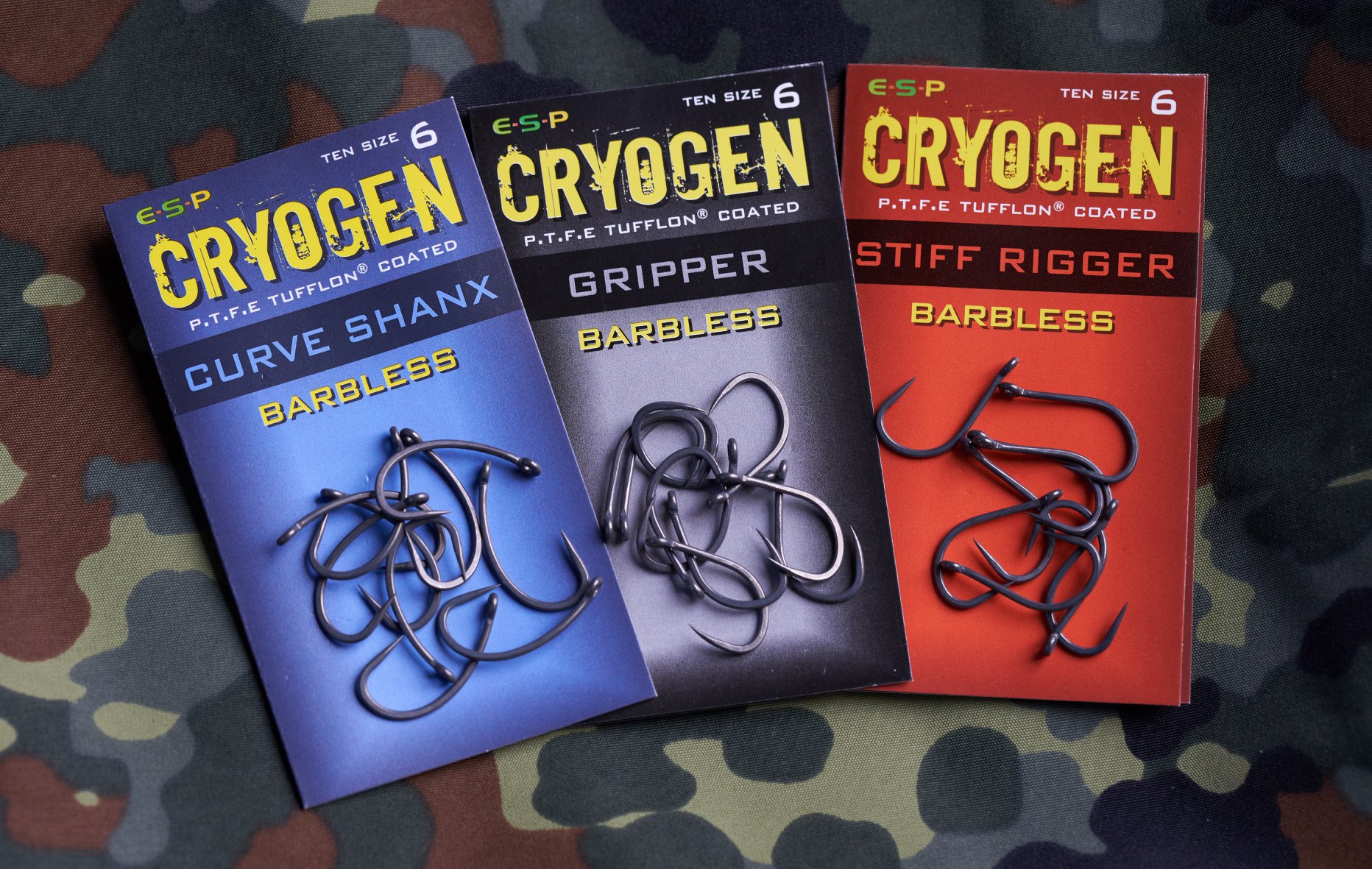 ESP Cryogen Curve Shanx Hooks Barbed or Barbless *All sizes* *1 POST*