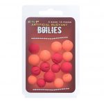 Permanently buoyant plastic boilies